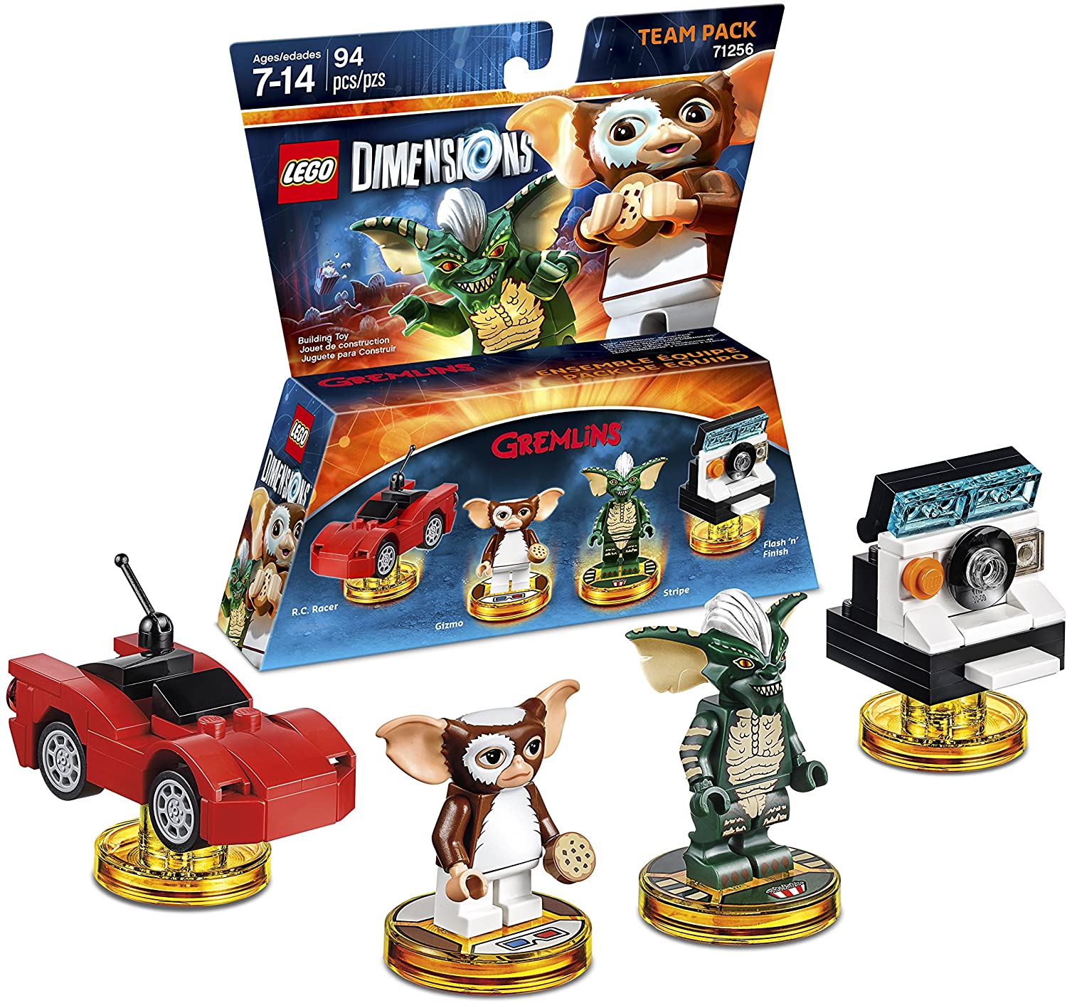 LEGO Dimensions: Gremlins Team Pack – Gizmo &amp; Stripe zum Bauen mit Fahrzeugen, ab 7 Jahren 3