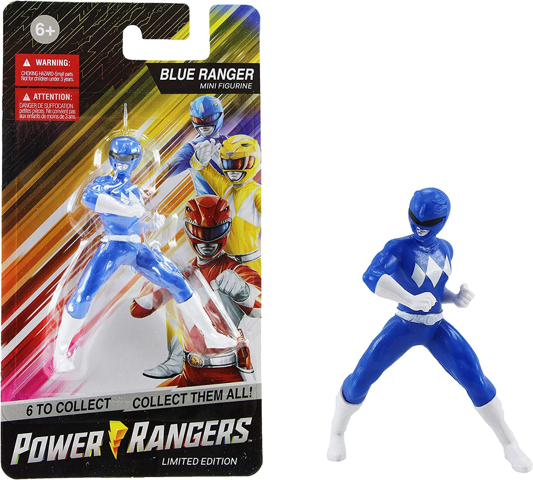 Limited Edition Power Rangers 2,5" Minifigur – Blue Ranger