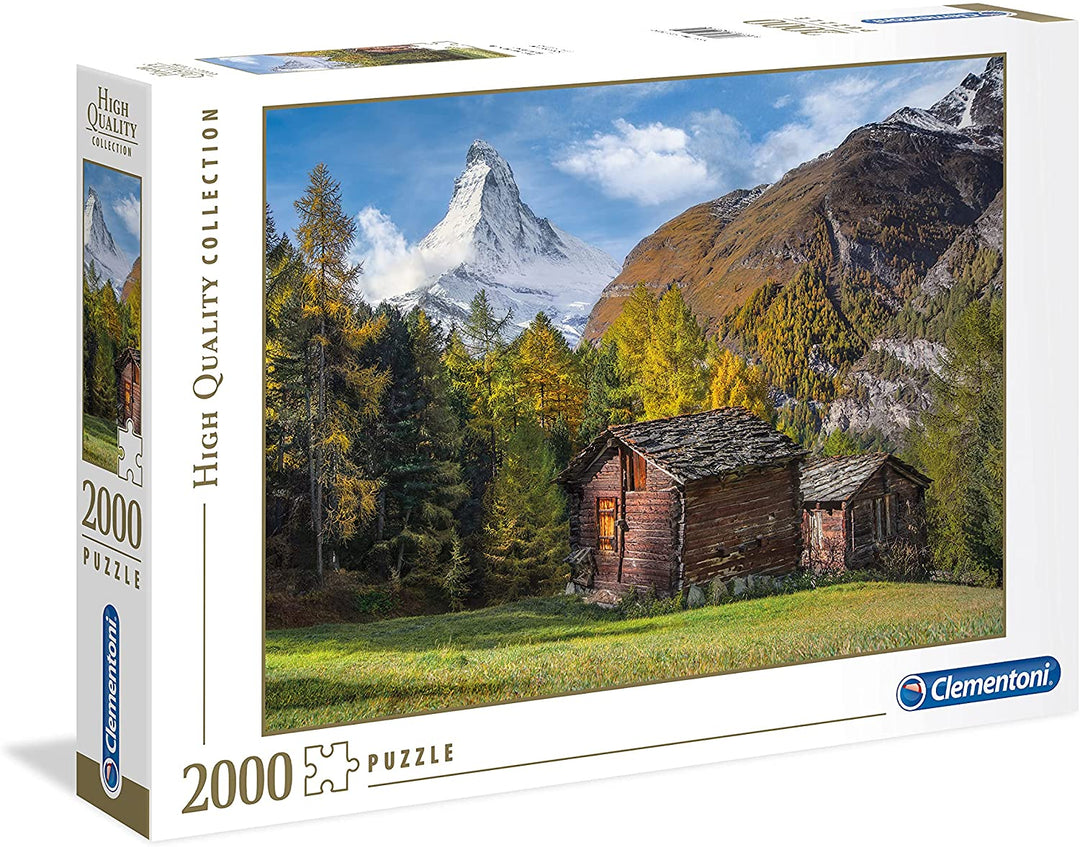Clementoni – 32561 – Sammelpuzzle für Erwachsene und Kinder – Faszination Matterhorn – 2000 Teile