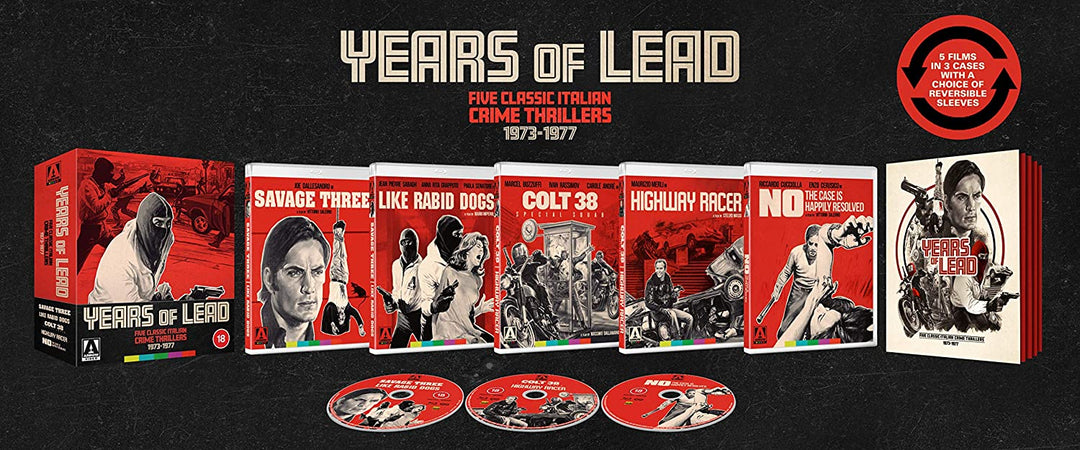 Years of Lead: Five Classic Italian Crime Thrillers 19731977 [Blu-ray]