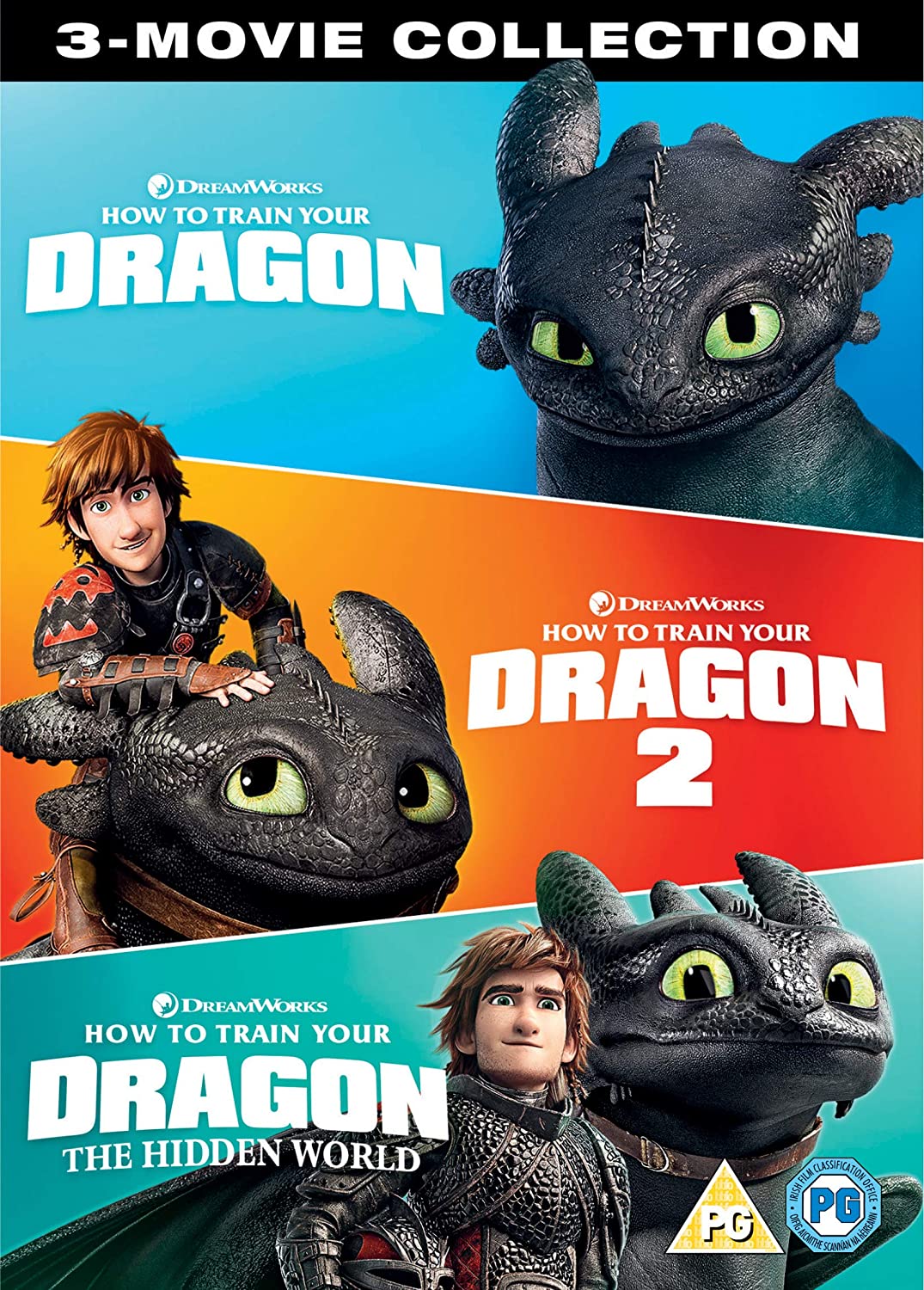 How to Train Your Dragon - 3 Movie Collection - Family/Adventure [DVD]