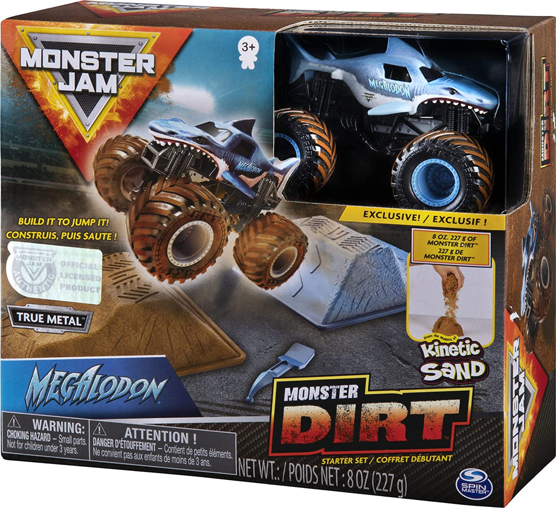 Toysmith Monster Jam Dirt Starter-Set, mit 8 Unzen Monster Dirt und Officia