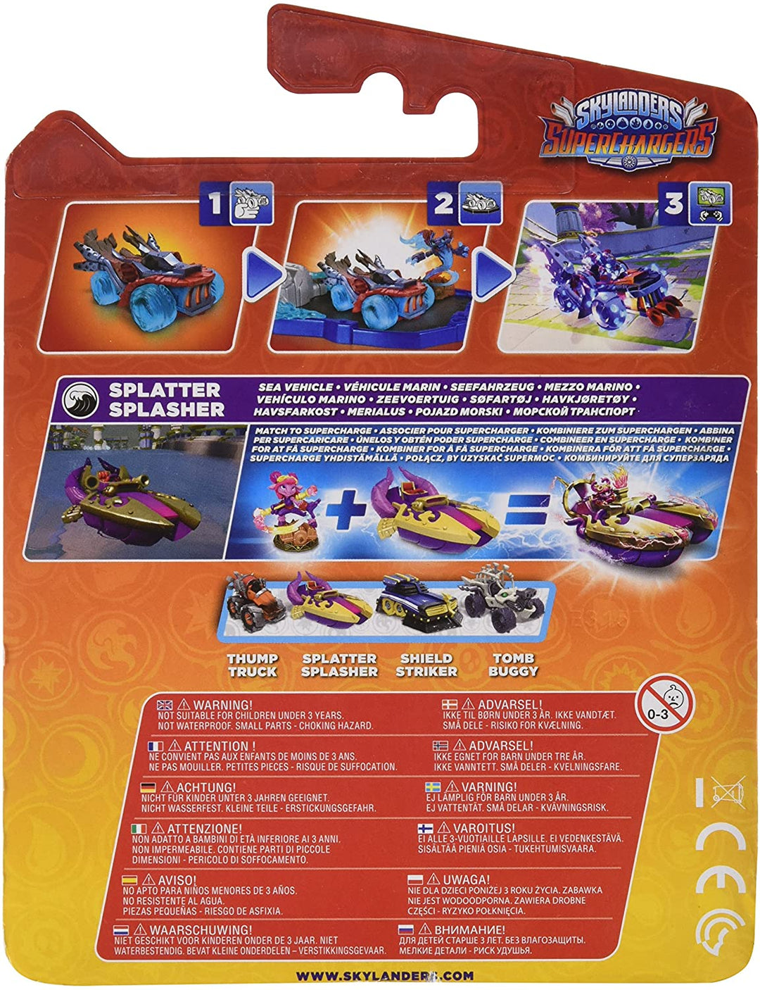 Skylanders SuperChargers Vehicle Splatter Splasher PS4/Xbox One/Xbox 360/PS3