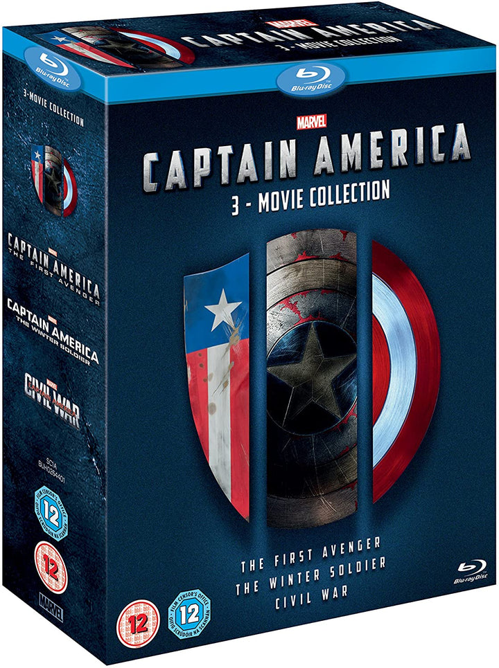 Captain America 1-3 - Action/Adventure [Blu-ray]