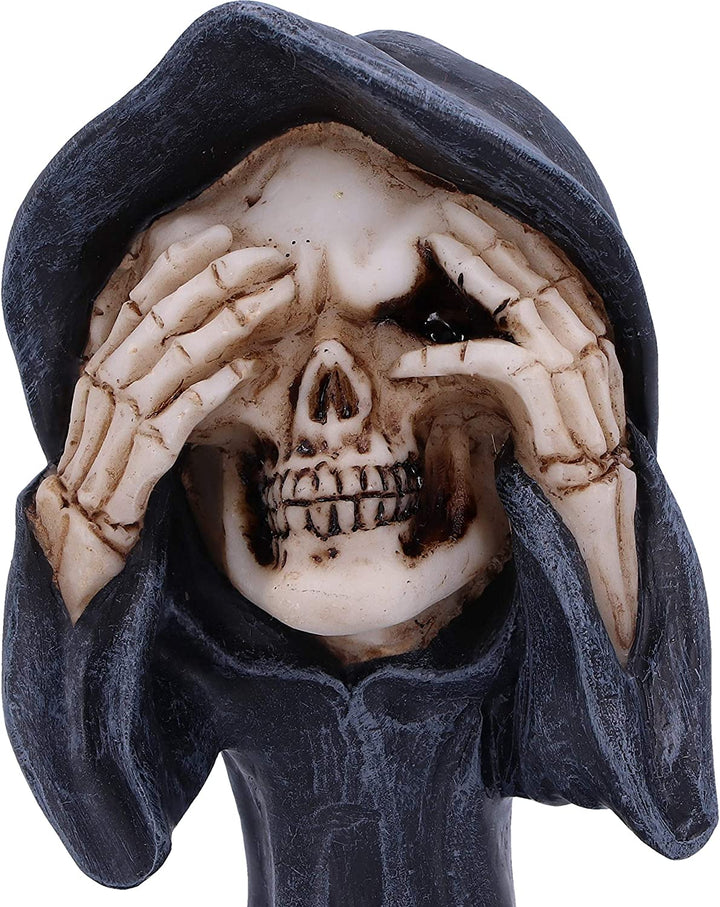 Nemesis Now Three Wise, 11 cm, See No Hear No Speak No Evil, Cartoon-Sensenmänner, B