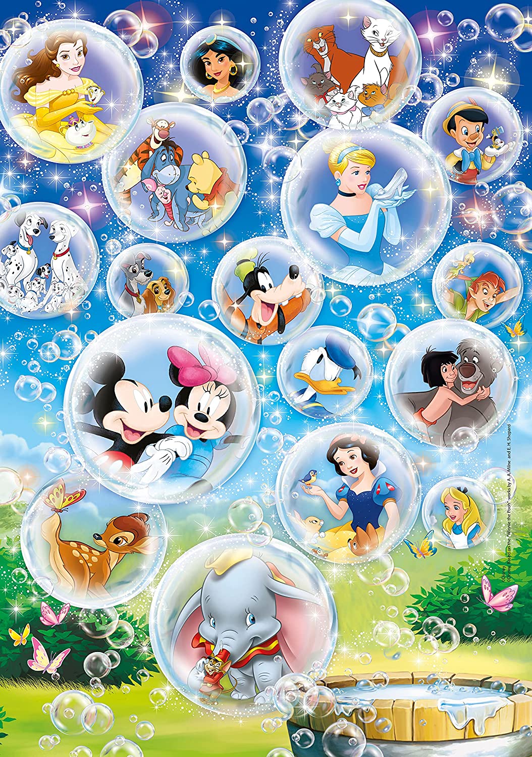 Clementoni - 26049 - Supercolor Puzzle for Children - Disney Classic - 60 Pieces