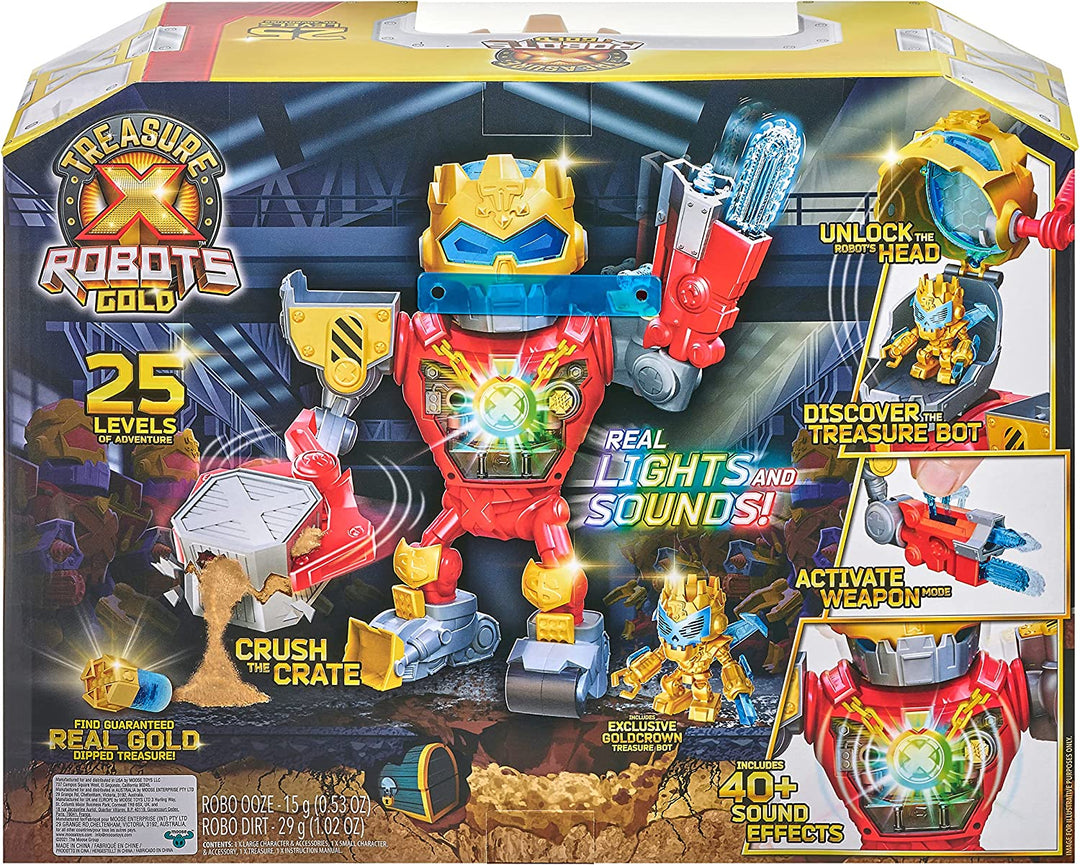 Treasure X Robots Gold - Mega Treasure Bot