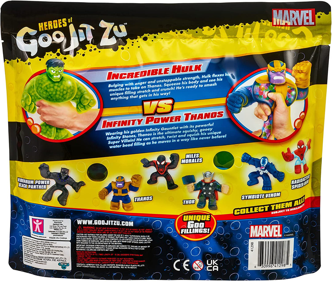 Heroes of Goo Jit Zu MARVEL VERSUS PACK – THANOS VS HULK, 41298