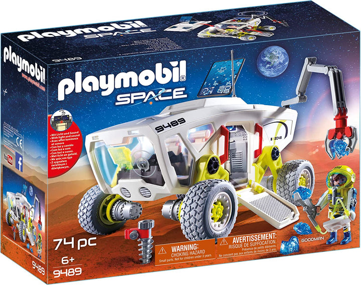 Playmobil Space 9489 Veicolo di ricerca su Marte, per bambini dai 6 anni in su