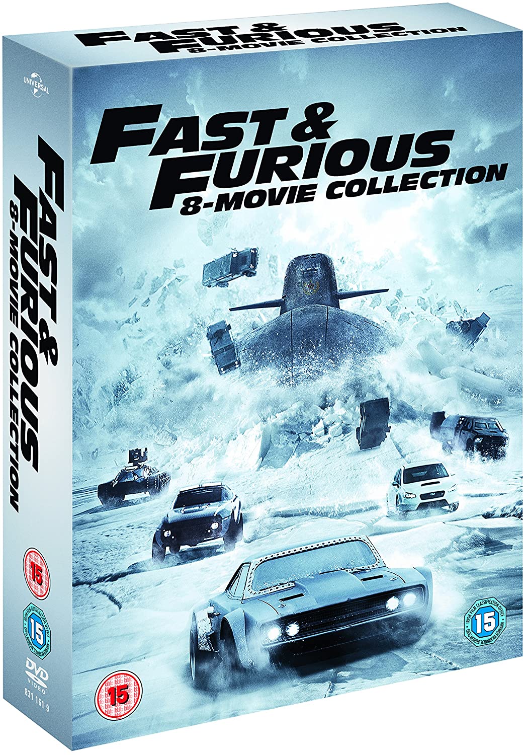 Fast &amp; Furious 8-Film Collection (1-8 [2017] – Action/Crime [DVD]