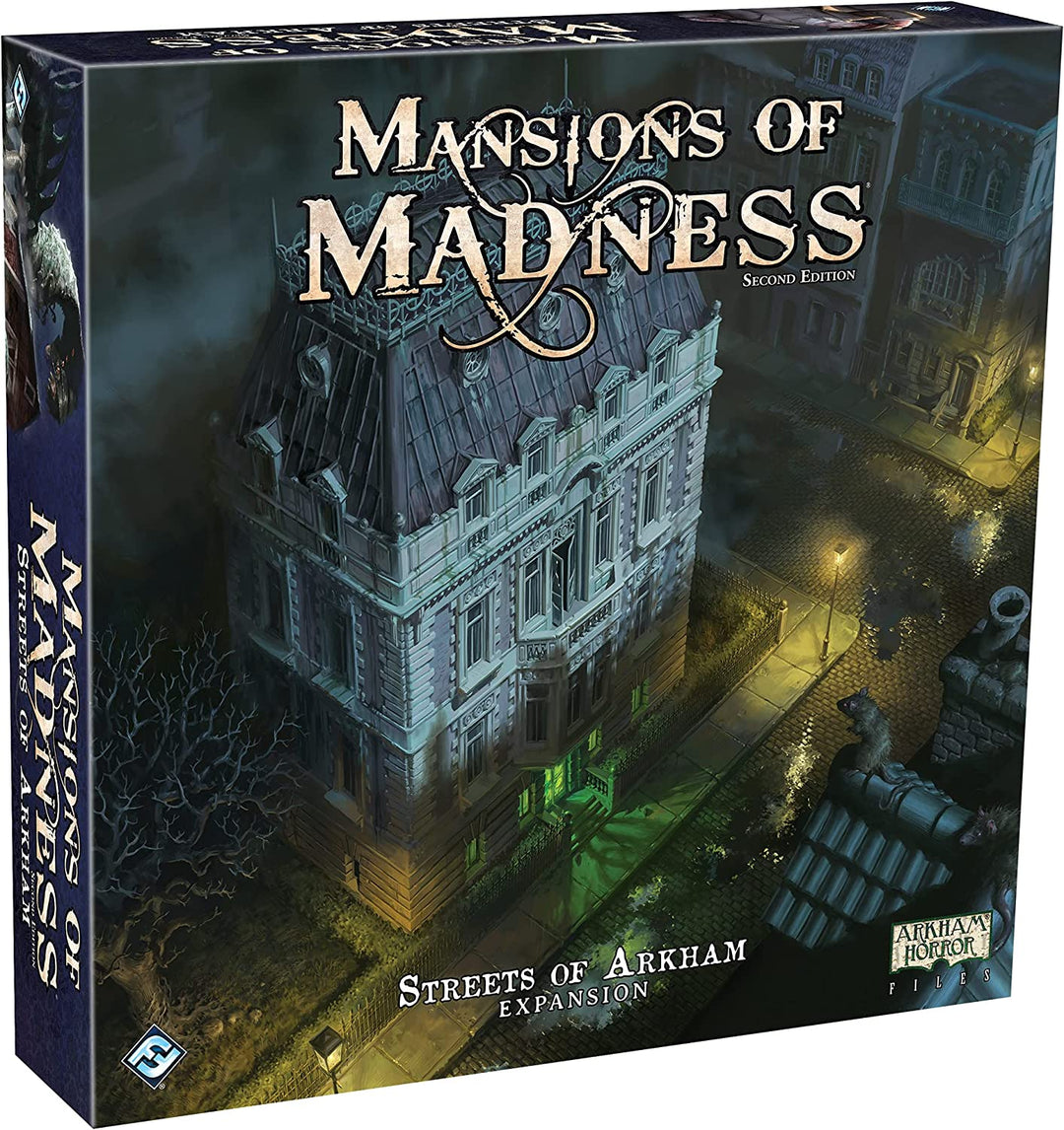 Mansions of Madness 2. Auflage: Erweiterung „Streets of Arkham“.