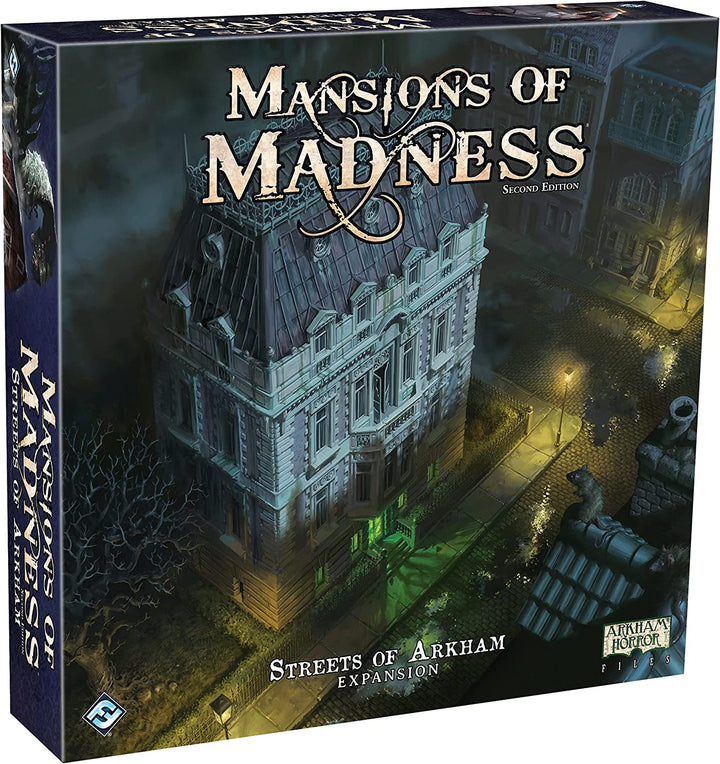 Mansions of Madness 2. Auflage: Erweiterung „Streets of Arkham“.