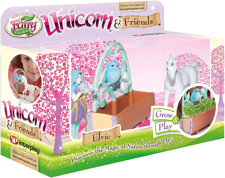 My Fairy Garden FG303 Playset con unicorno e amici