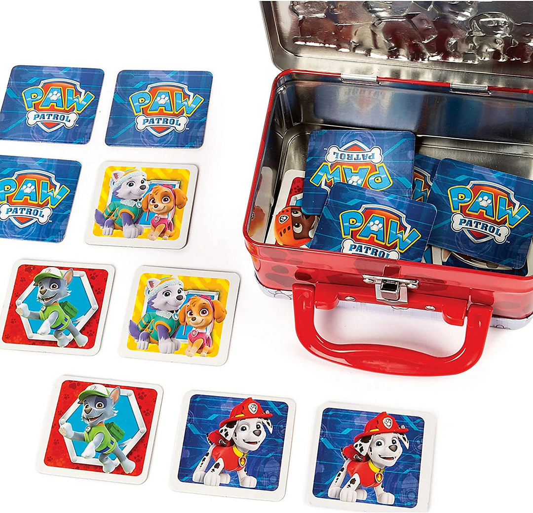Spin Master Games 6052968 – Memo-Match-Spiel – im Mini-Metallgehäuse