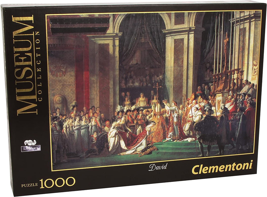 Clementoni C01314164 Museumssammlung Jacques Louis David Die Weihe des Kaisers Napoleon I. 1000 Teile Kunst