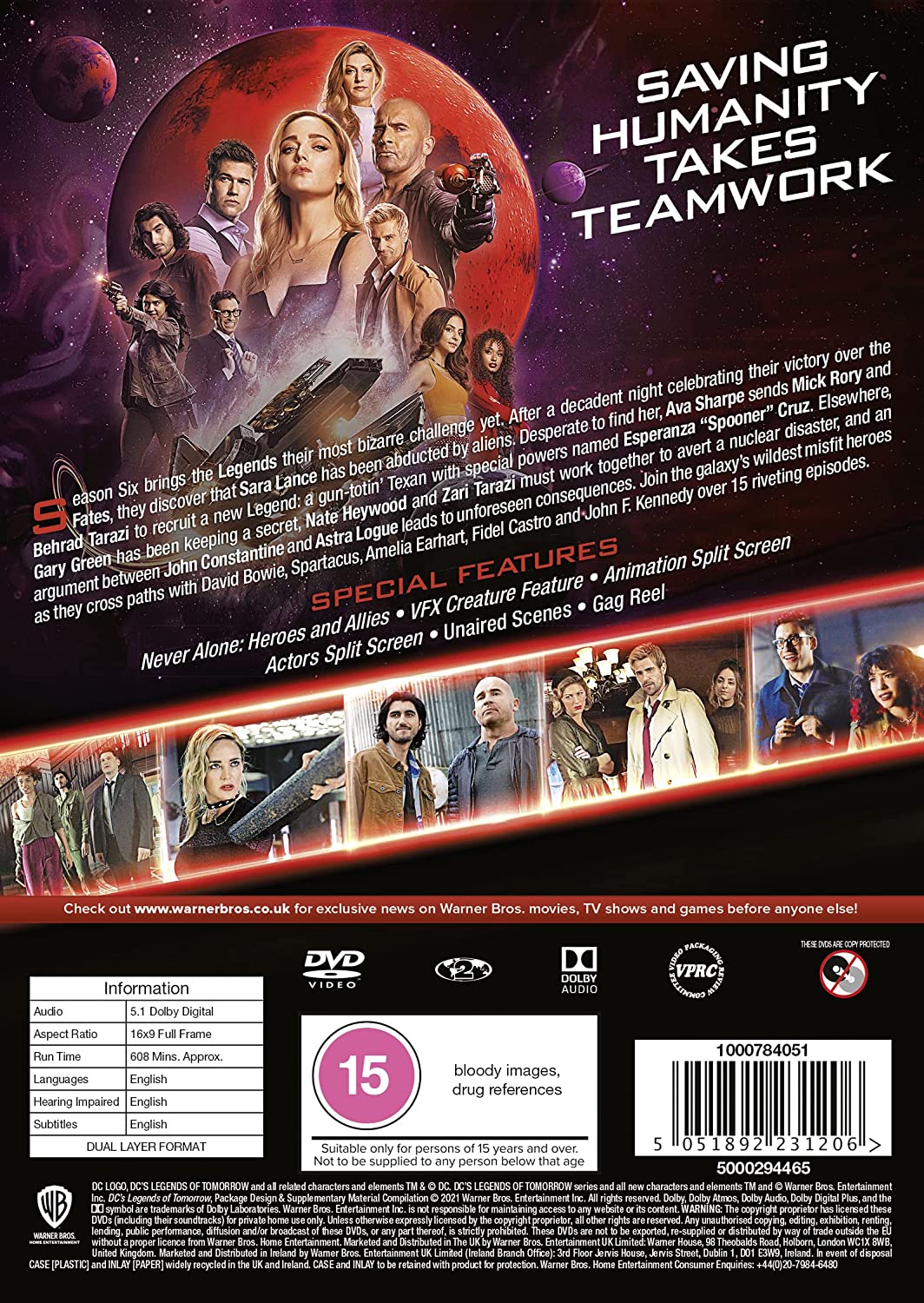 DC's Legends of Tomorrow S6 [2021] – Fernsehserie [DVD]