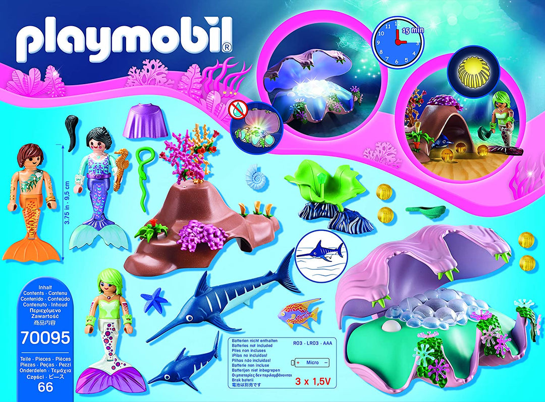 Playmobil 70095 Magic Mermaids Pearl Nightlight with Colour Changing LED