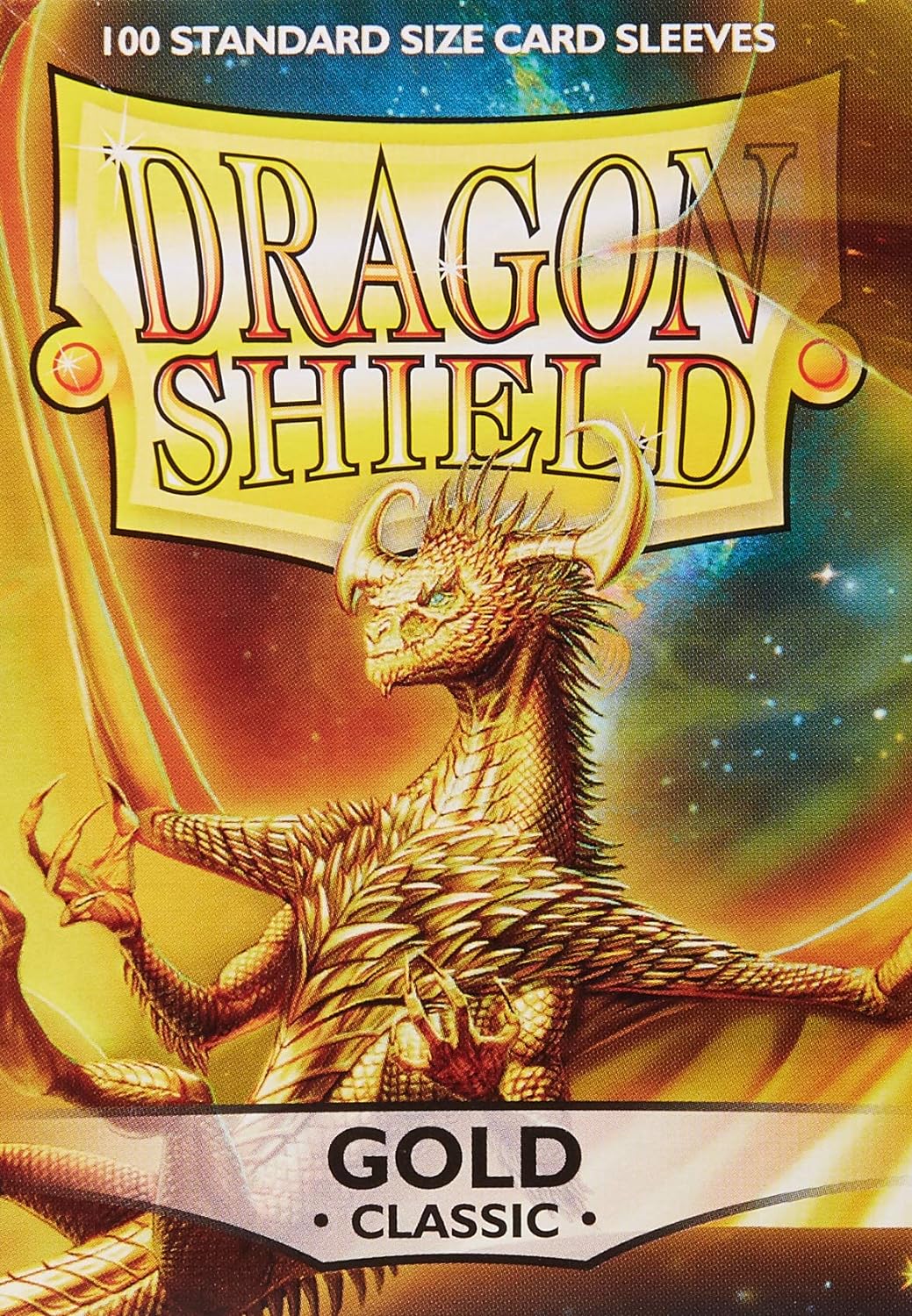 Dragon Shield Sleeves - GOLD - Standard Size Deck Protectors (100 ct) [Toy]