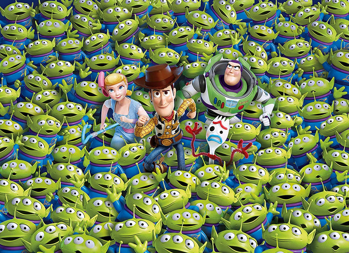 Clementoni 39499 Impossible Puzzle Disney Toy Story 4 rompecabezas de 1000 piezas para adultos