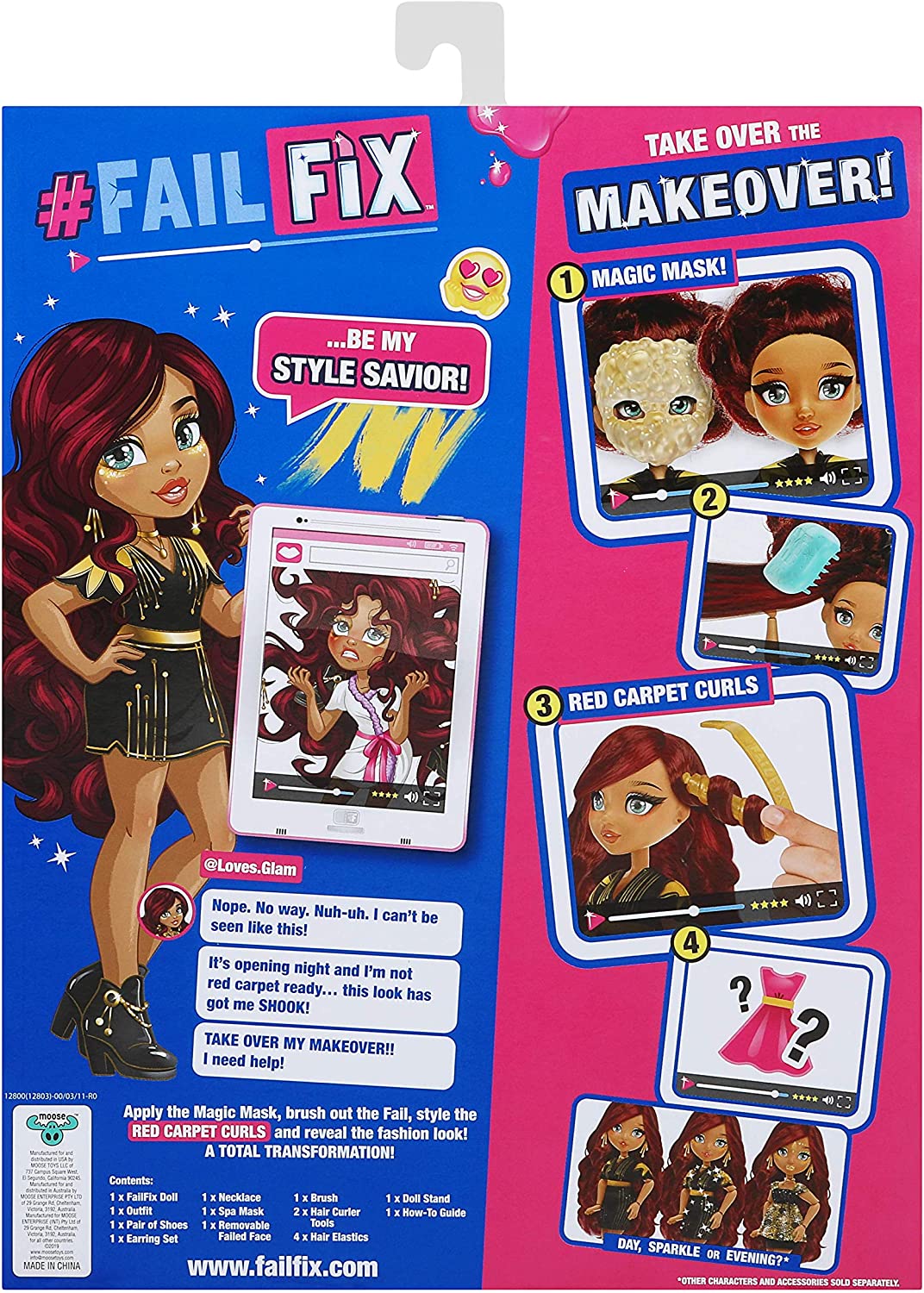 Pack de poupées de relooking complet FailFix @Loves.Glam
