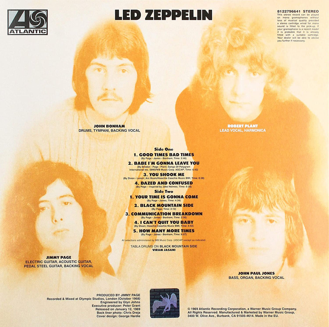 Led Zeppelin - I [Vinile originale rimasterizzato]