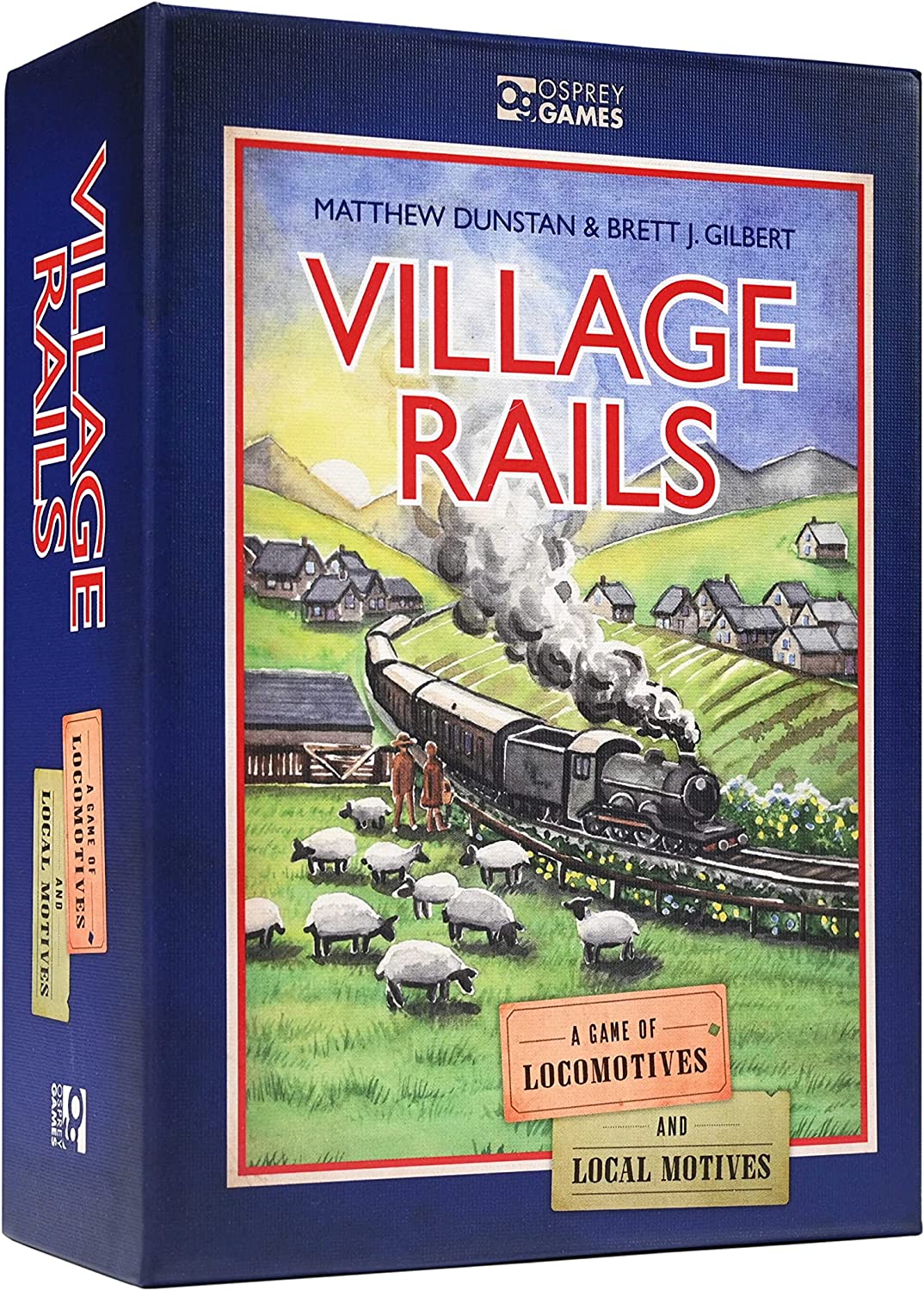 Osprey Games Village Rails: Ein Spiel mit Lokomotiven und lokalen Motiven