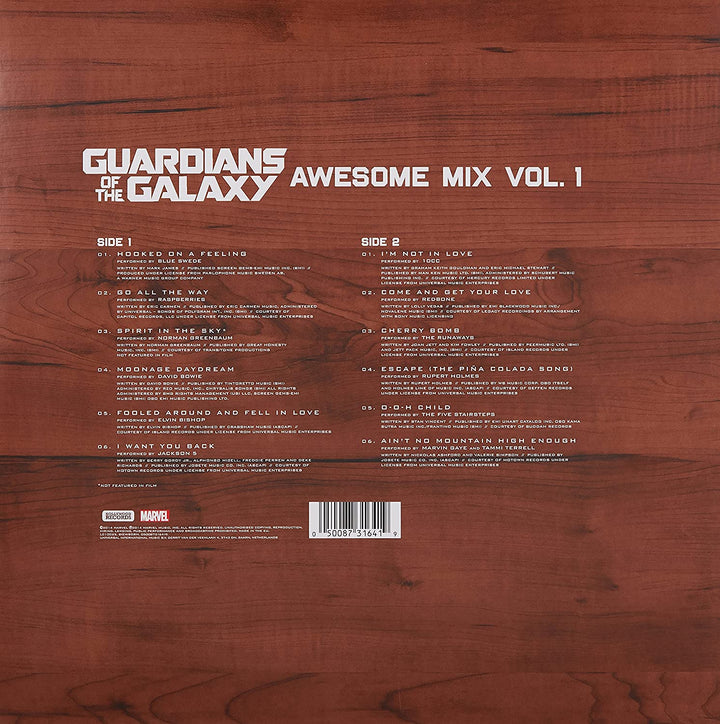 Guardianes de la Galaxia: Awesome Mix Vol. 1 [VINILO]