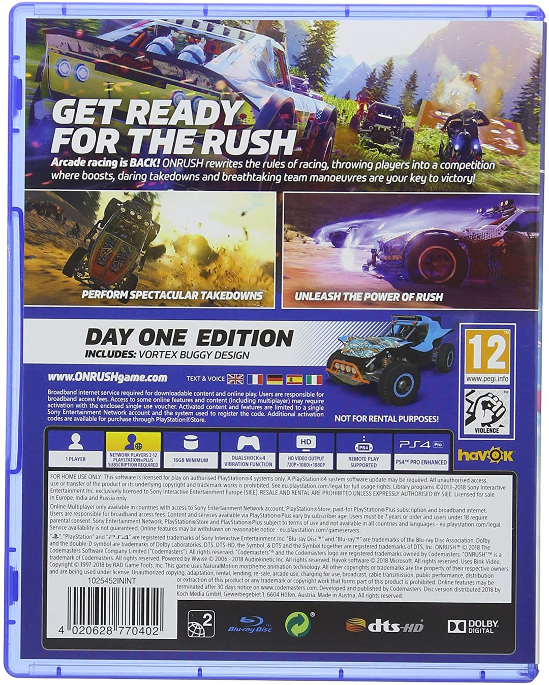 Onrush Day One Edition (PS4)