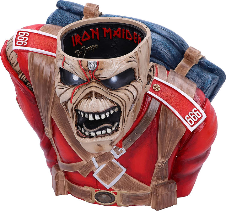 Nemesis Now Iron Maiden The Trooper Büstenbox 26,5 cm, Rot