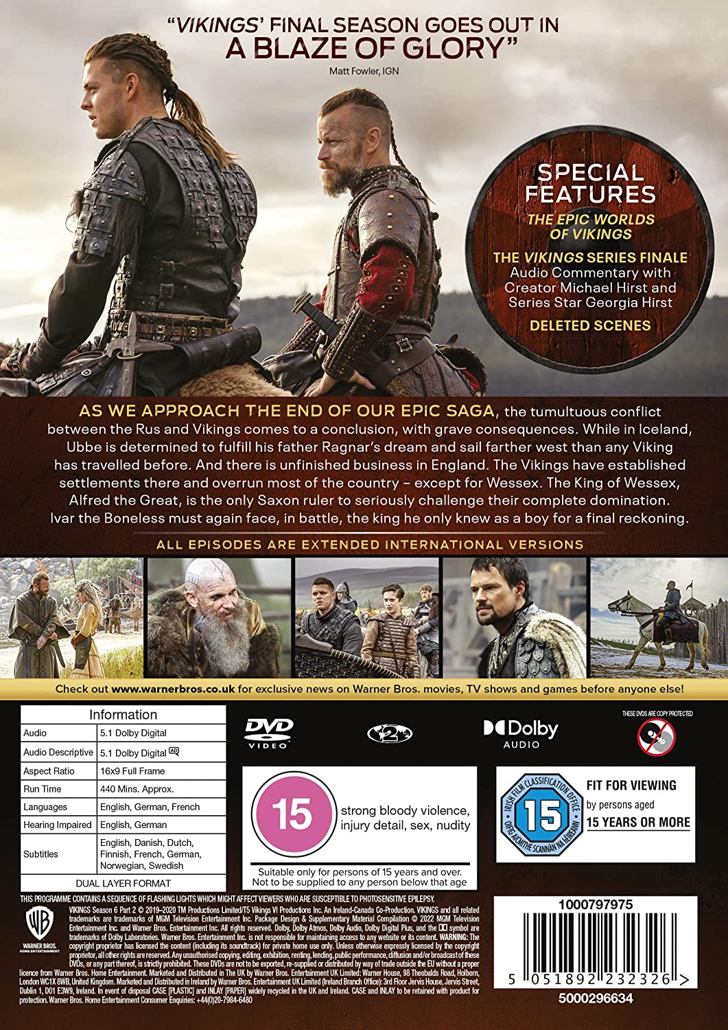 Vikings: Staffel 6 Band 2 [2020] [DVD]