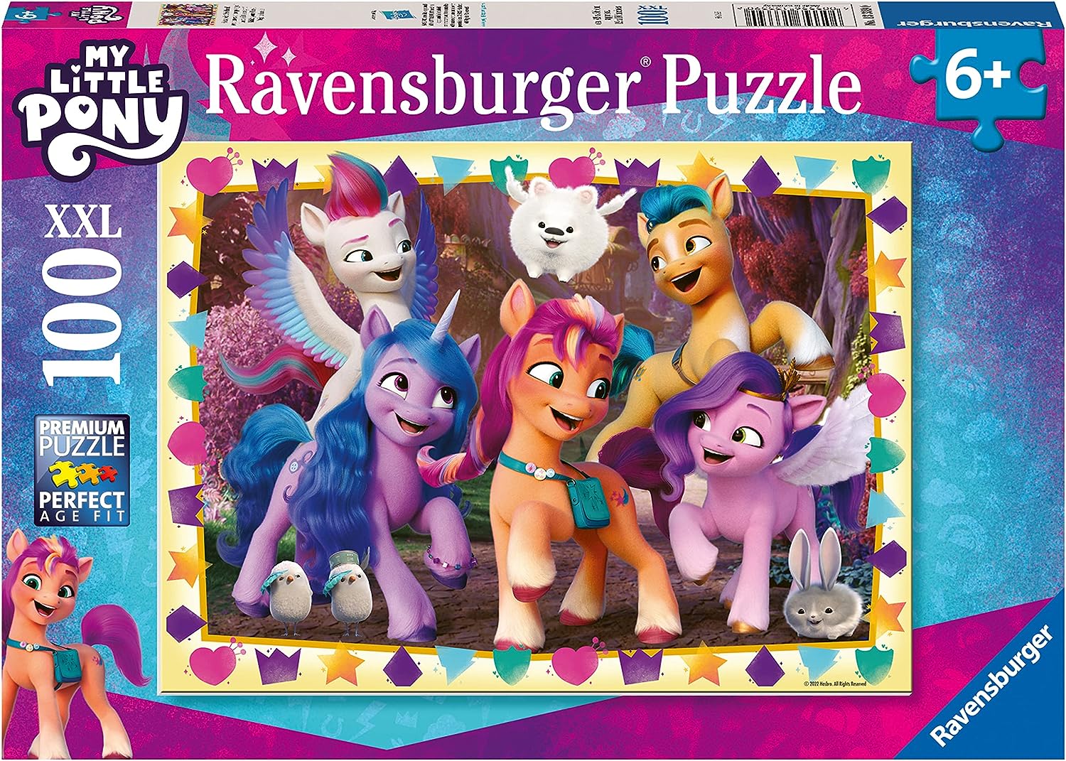 Ravensburger Mein kleines Pony 100-teiliges Puzzle – XXL große Teile für Kinder ab 6 Jahren