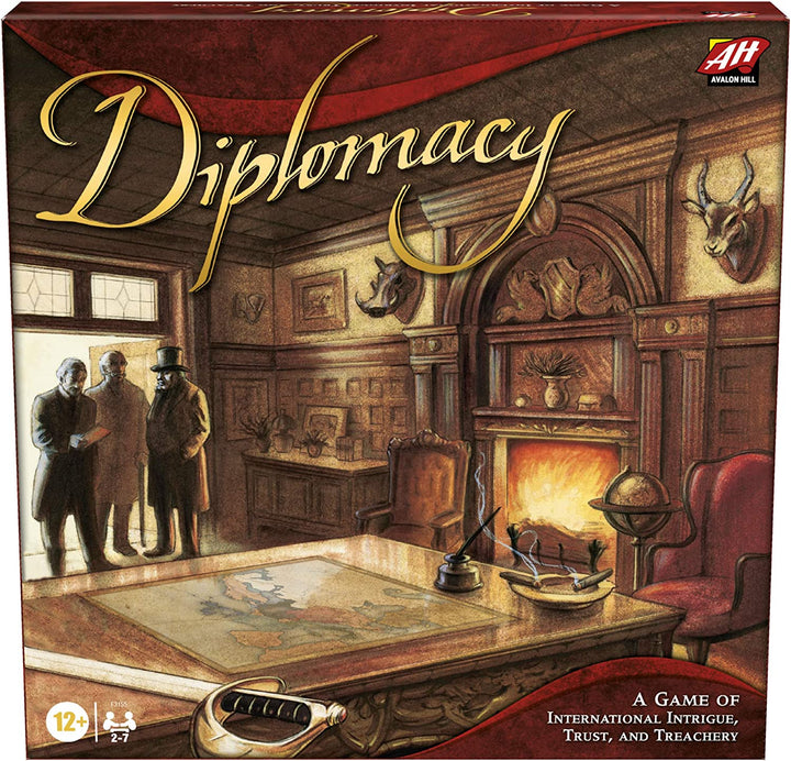 Hasbro Gaming Avalon Hill Diplomacy Cooperative Brettspiel, European Political T