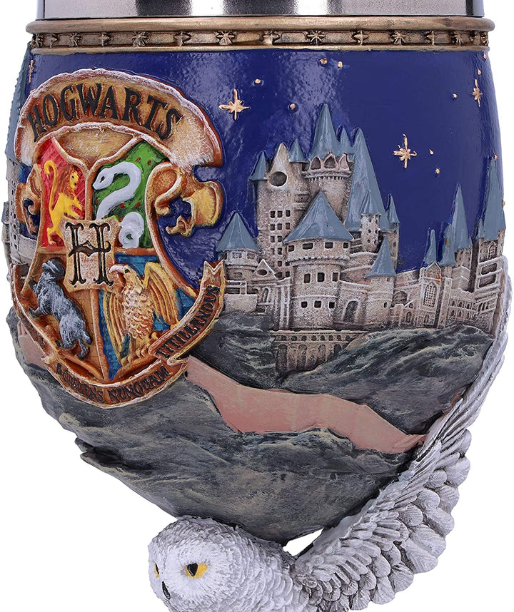 Nemesis Now Harry Potter Hogwarts-Schule für Hexerei und Zauberei, Sammlerkelch, blau, 19,5 cm