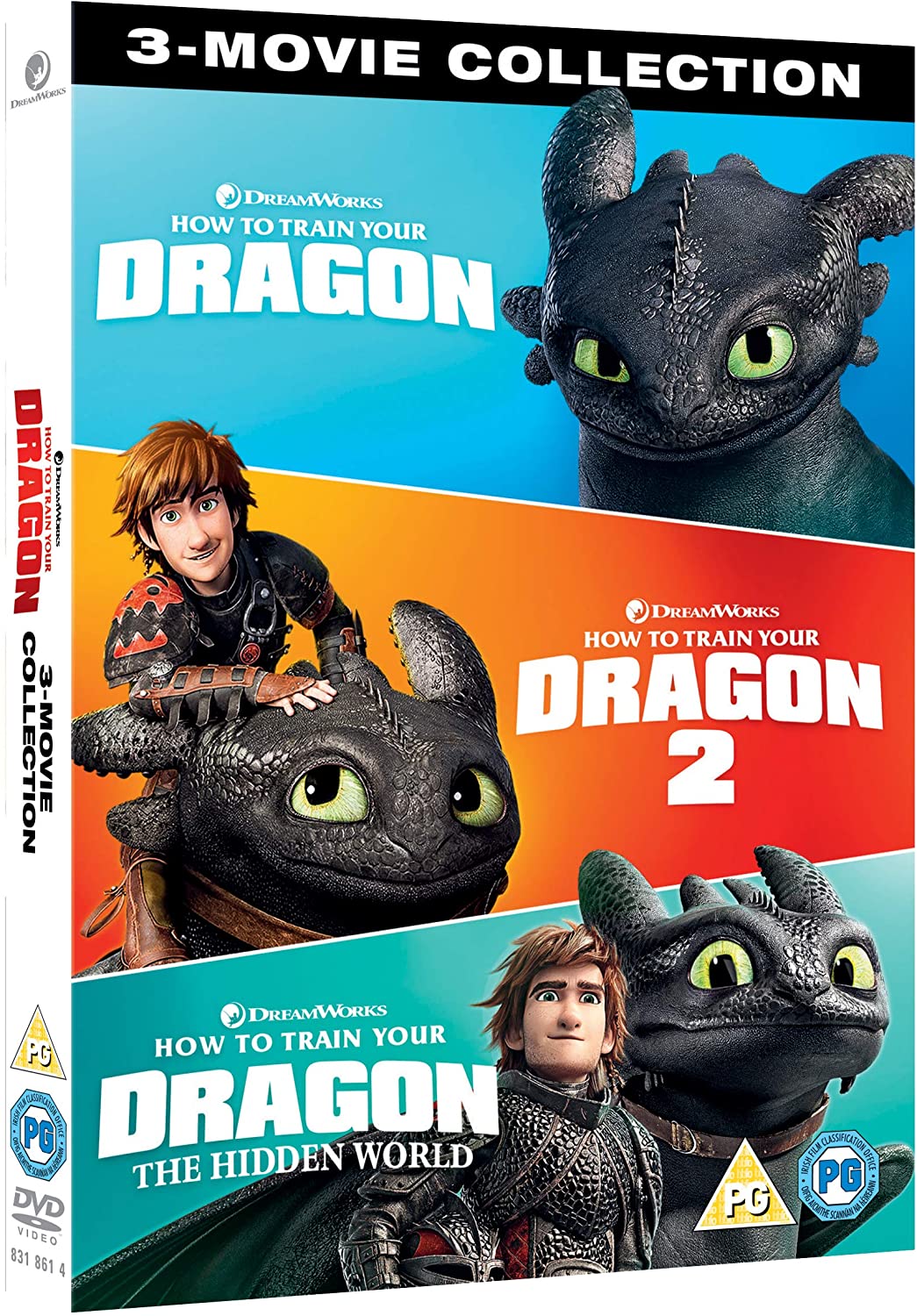 How to Train Your Dragon - 3 Movie Collection - Family/Adventure [DVD]
