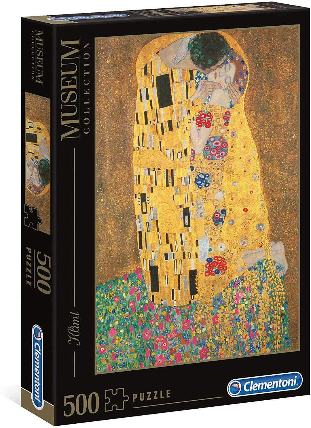Clementoni 35060 Klimt: The Kiss by Gustav Klimt Museum Puzzle, 500 Pieces