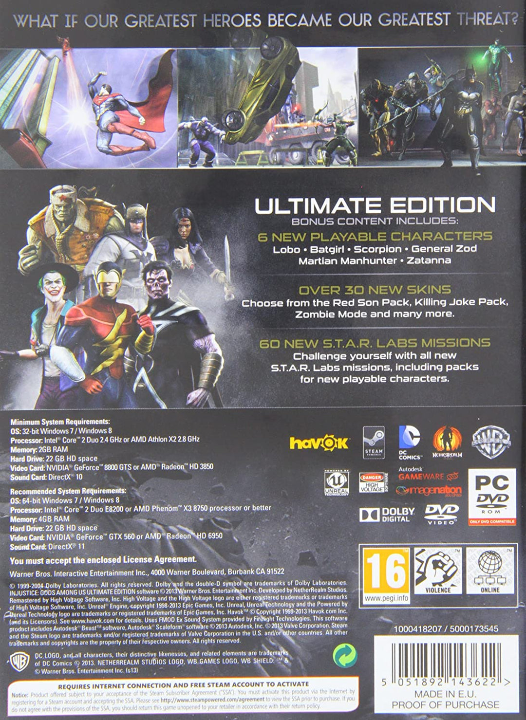 Ungerechtigkeit: Götter unter uns Ultimate Edition PC DE (PC)