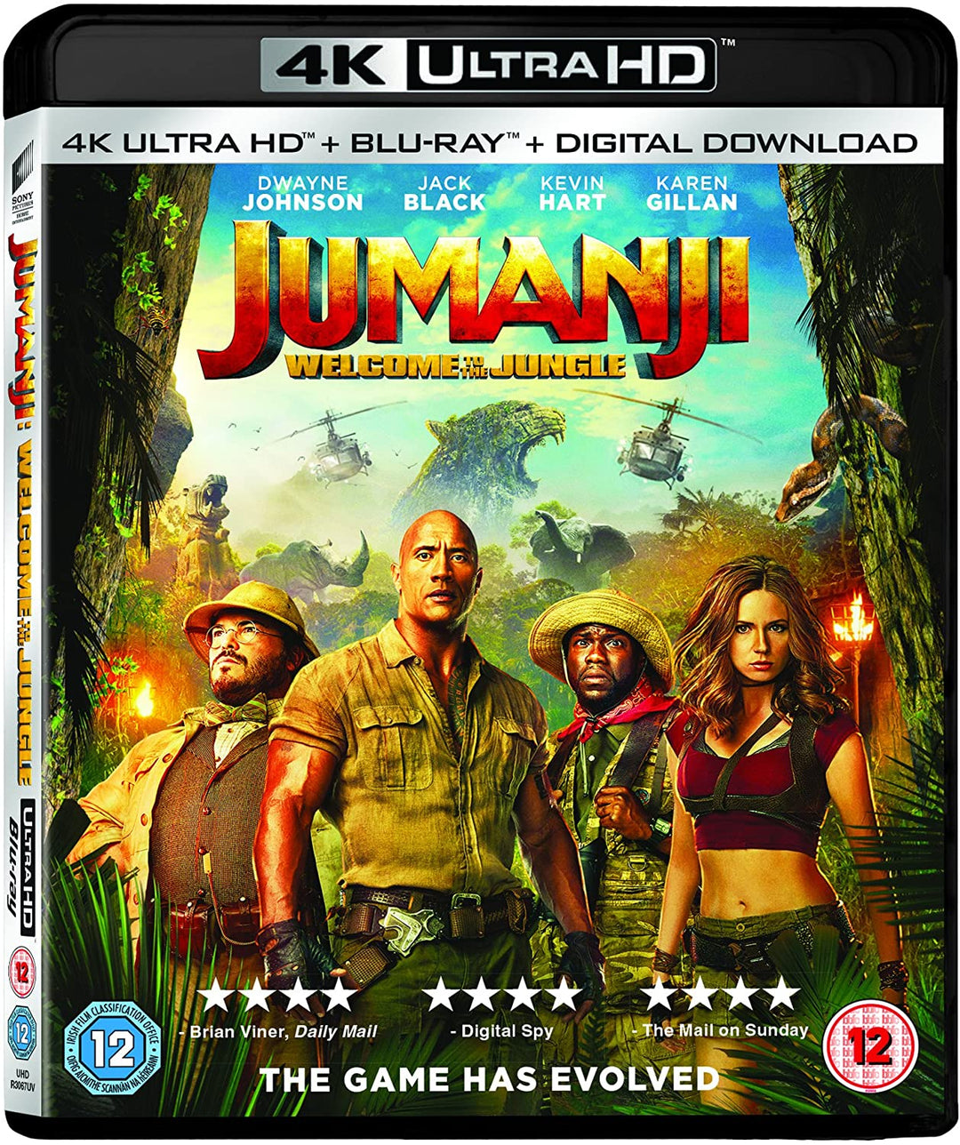 Jumanji: Welcome To The Jungle - Family/Fantasy [Blu-ray]
