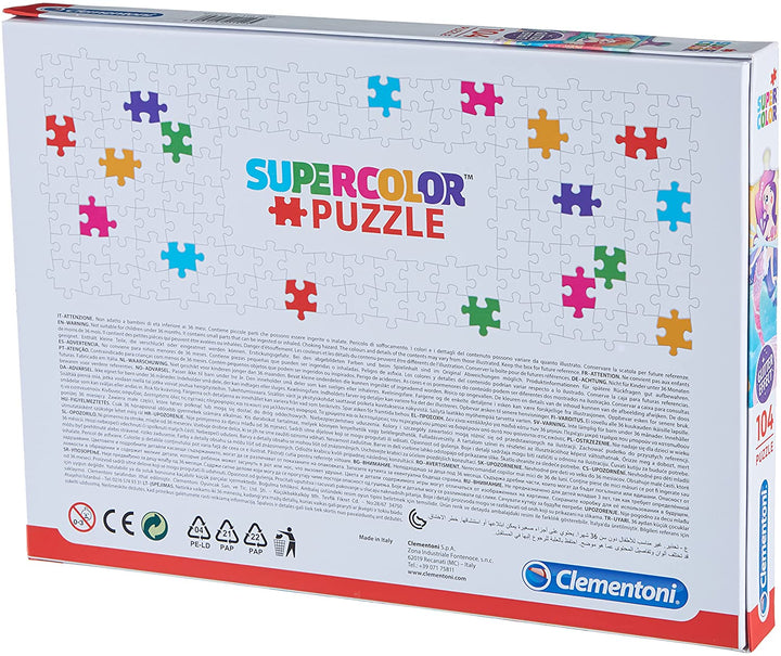 Clementoni – 20149 – Juwelen-Puzzle für Kinder – Meerjungfrauen – 104 Teile