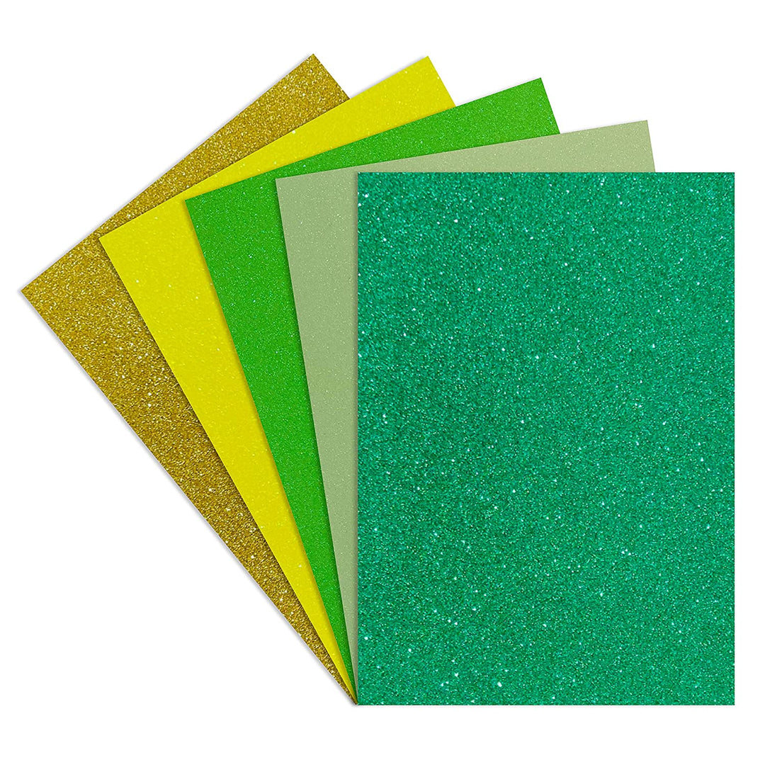 Springboard 10960 A4 Glitter Card (10 Sheets) - Spring/Summer Shades