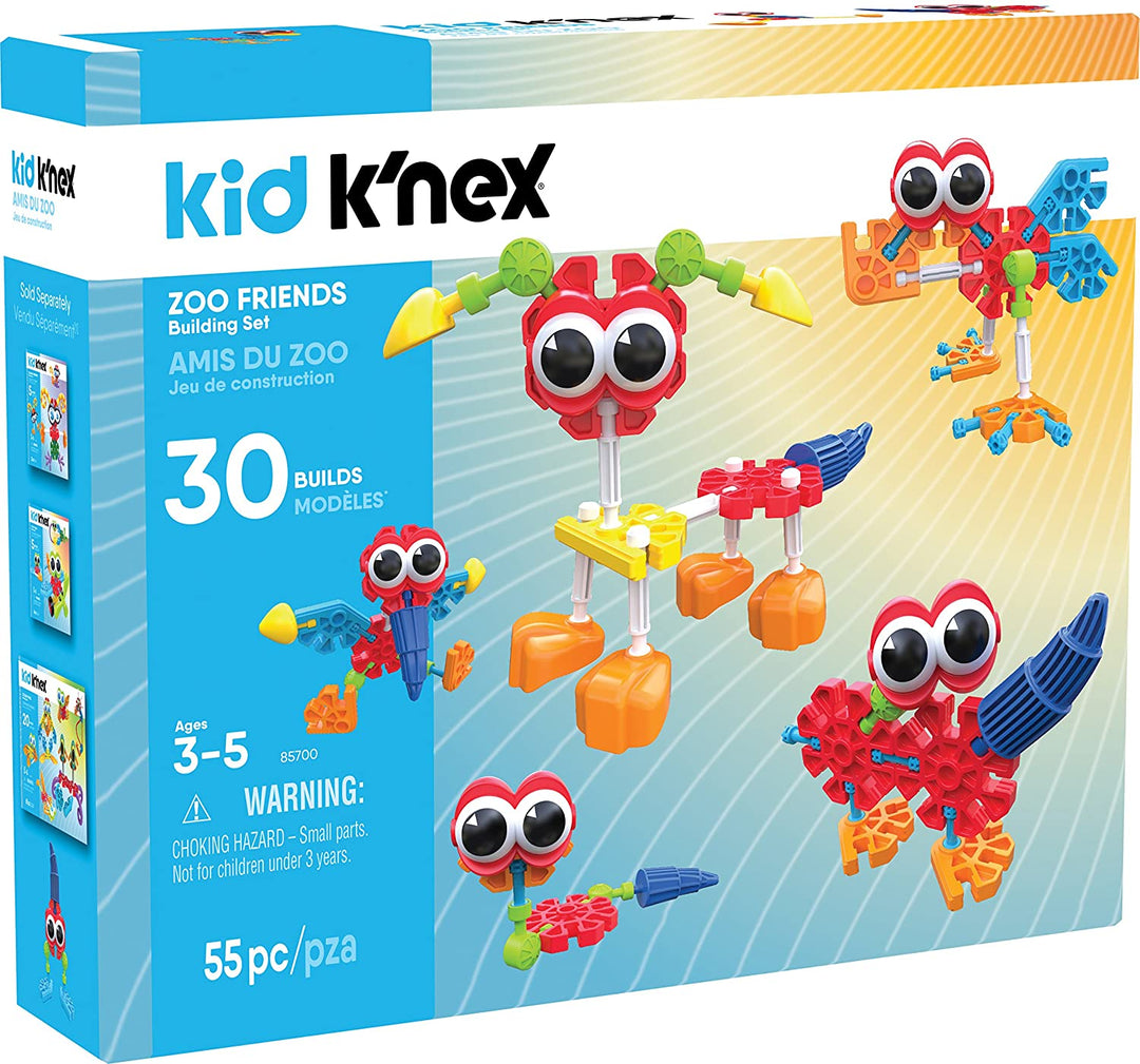 Kid K&#39;nex Zoo Friends Building Set &amp; K&#39;nex 10 Model Building Set Educatief speelgoed voor jongens en meisjes