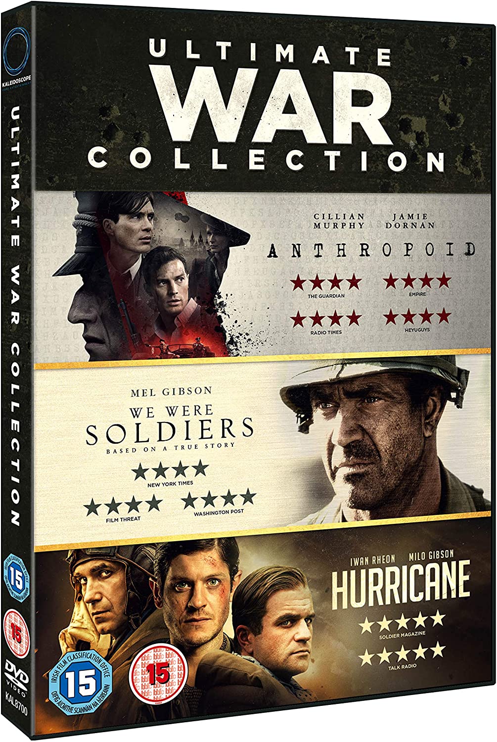 WAR TRIPLE (We Were Soldiers / Hurricane / Anthropoid) – Krieg/Action [DVD]