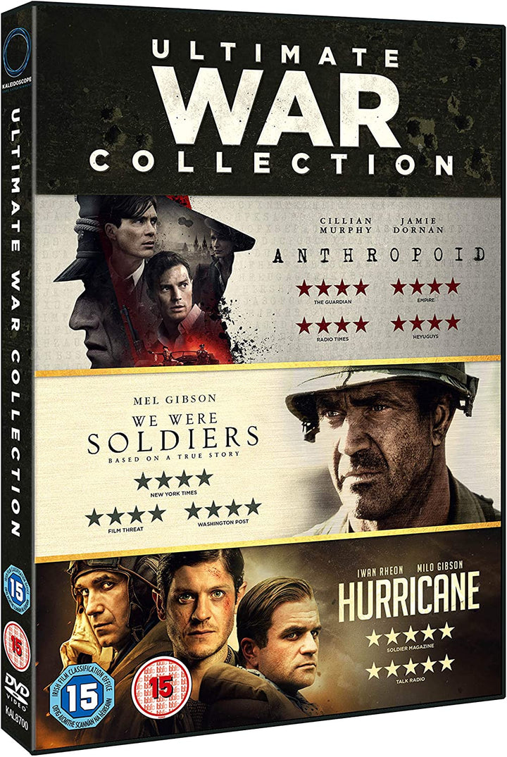 WAR TRIPLE (We Were Soldiers / Hurricane / Anthropoid) – Krieg/Action [DVD]