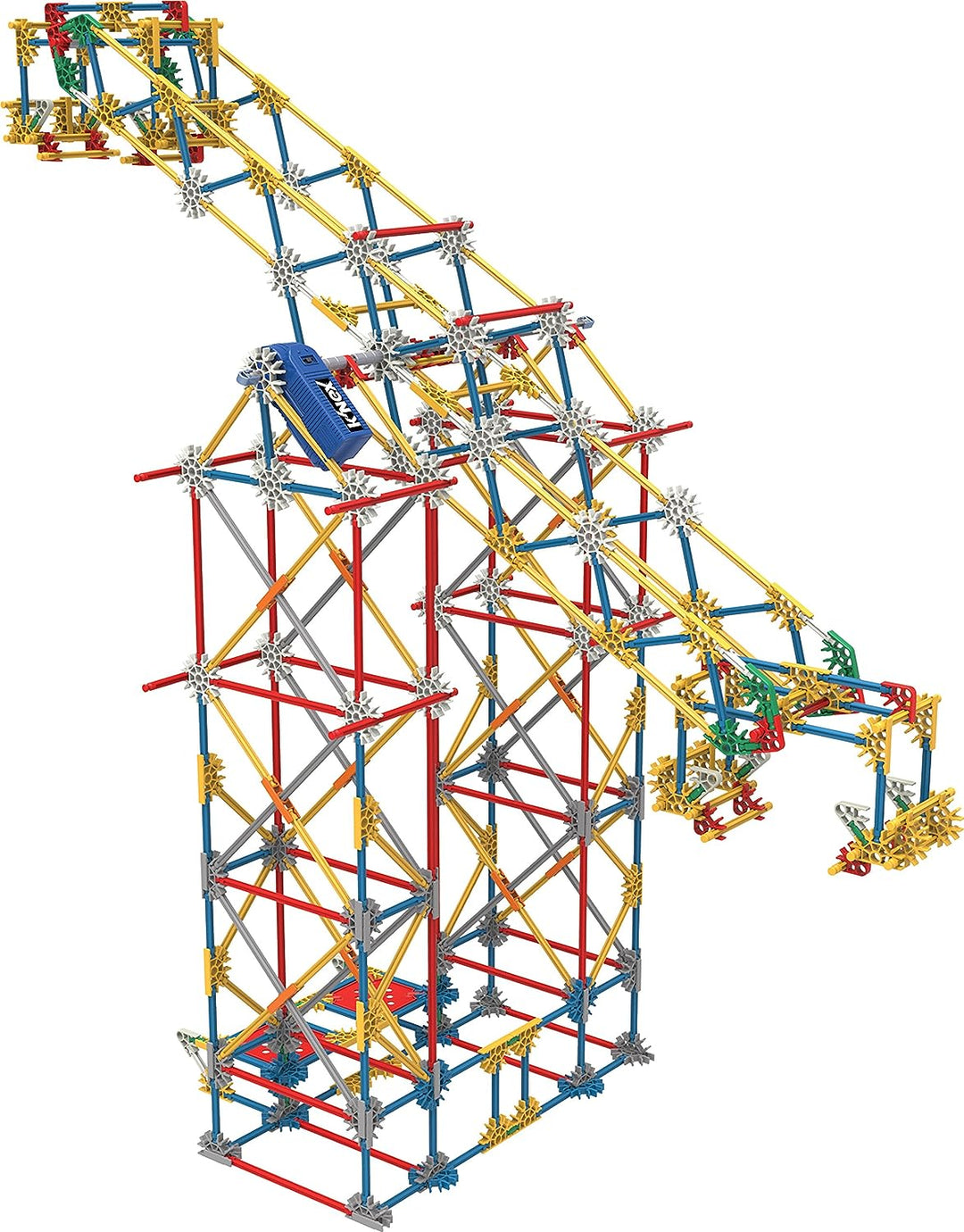 K'NEX 17035 Thrill Rides 3-in-1-Bauset für klassische Vergnügungsparks, 744-teiliges Kinderbauset für kreatives Spielen, stundenlanger Spaß beim Bauen von drei Fahrgeschäften auf dem Messegelände, geeignet für Jungen und Mädchen ab 9 Jahren