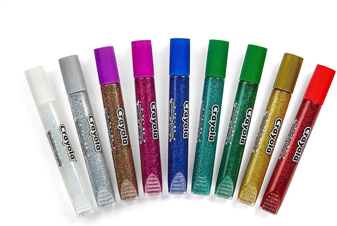 Crayola 9 waschbarer Glitzerkleber