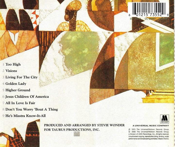 Innervisions - Stevie Wonder [Audio-CD]