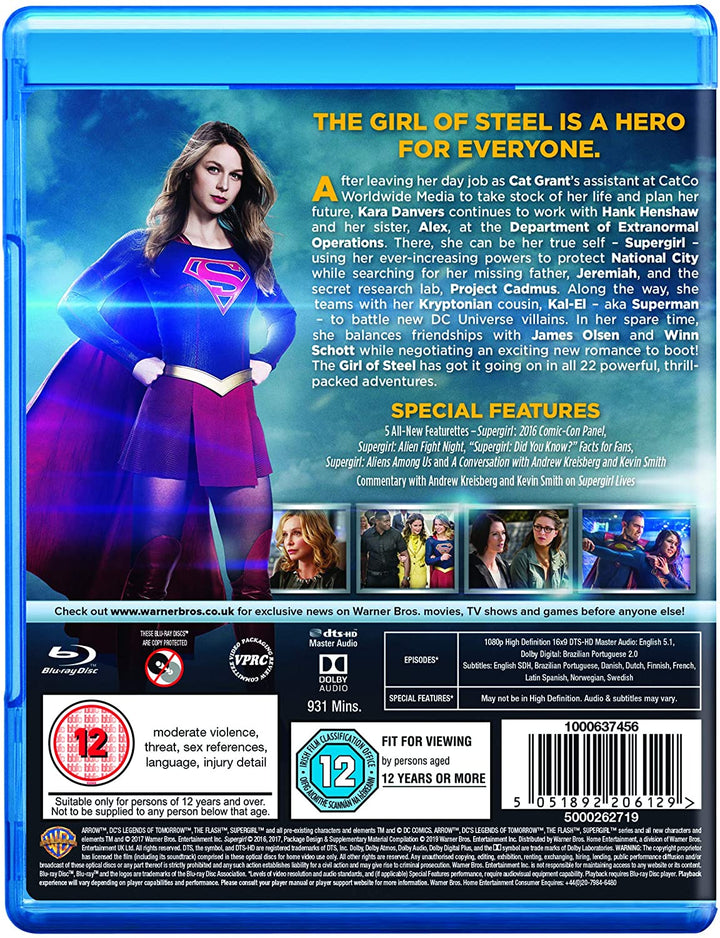 Supergirl Season 2 - Action/Superhero [Blu-ray]