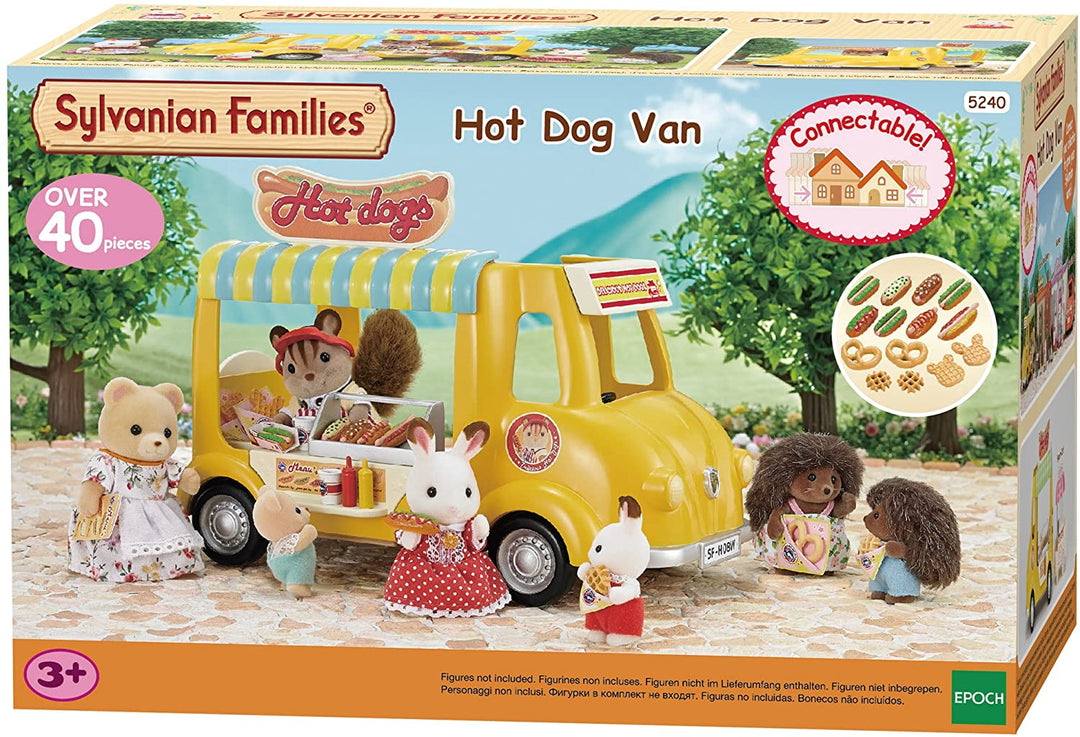 Sylvanian Families - Juego de furgoneta de perritos calientes