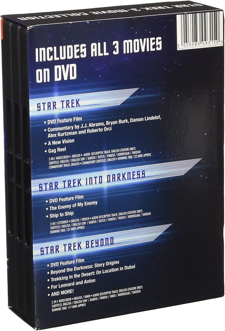Star Trek, Star Trek Into Darkness & Star Trek Beyond [2016] -  Sci-fi  [DVD]