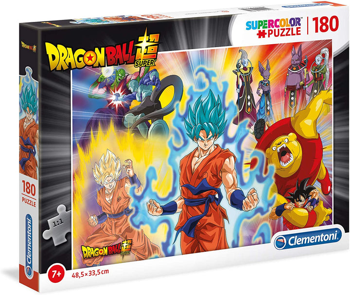 Clementoni 29761, Supercolor Collection Dragon Ball Super Puzzle pour Enfants-180 pièces