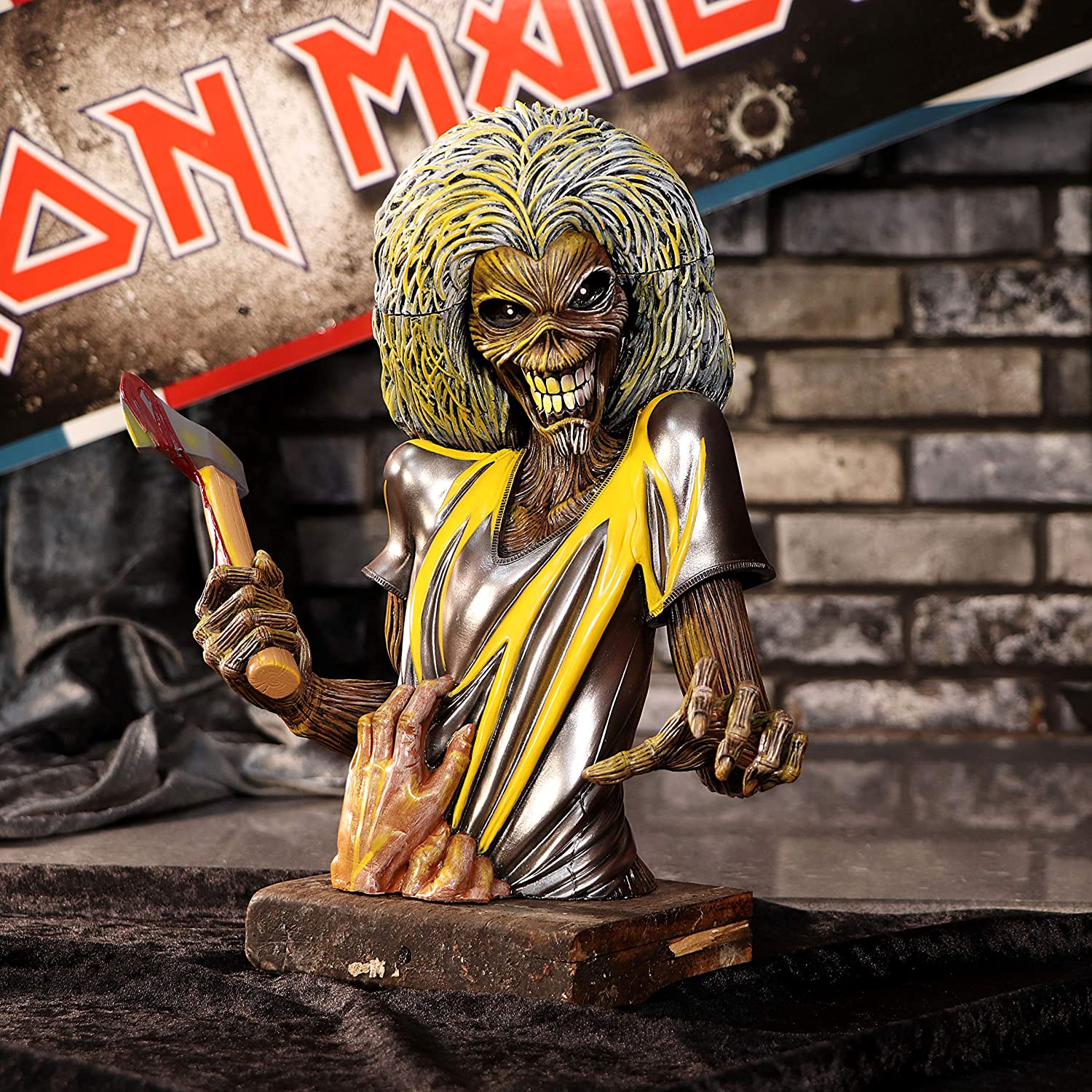 Nemesis Now – Iron Maiden Killers Eddie Büste Box Harzstatue